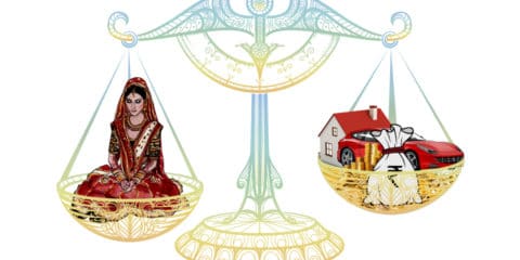 problems of dowry system bride weighed against goods